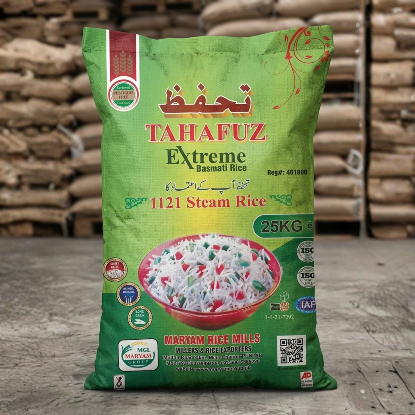Tahafuz 1121 Premium Processed white Basmati Rice