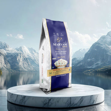 MaryamGold Premium Steamed 1121 Extra Long Grain Basmati Rice